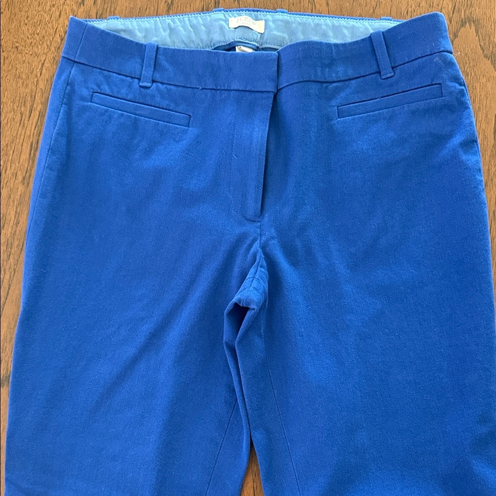 J. Crew Women's Skinny Pants in Bright Blue